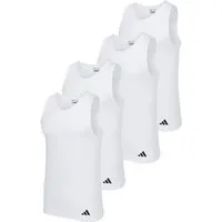 adidas Sportswear Unterhemd 4er Pack Active Flex Cotton Ergonomic (Spar-Set, 4-St) Unterhemd / Tanktop - Baumwolle - Atmungsaktiv