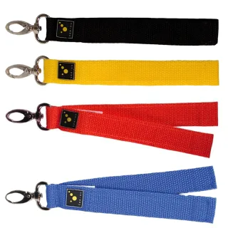 Handschuhhalter | TEE-UU | EASY | großer Metall-Karabiner | langer Klett | Temperaturbeständig | robust Rot