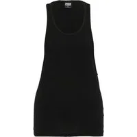URBAN CLASSICS Yoga & Relax Shirt Urban Classics Damen Ladies Loose Tank (1-tlg)