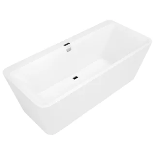 Villeroy & Boch Squaro Excellence Duo Badewanne UBQ180SQE9W2V01, 180 x 80 cm, freistehend