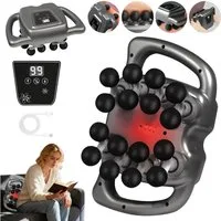 AKKEE Massagegerät Massagegerät, 2-in-1-Nacken-Beine-Rücken-Massagegerät, mit 16 Massageköpfen Muskelmassagegerät, elektrische Massagepistole