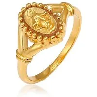 Elli Fingerring Maria Madonna Symbol Glaube 925 Silber, Marienbild
