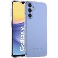CoolGadget Handyhülle Silikon Handy Hülle Slim für Samsung Galaxy A15 4G / 5G 6,5 Zoll, dünne TPU Schutzhülle Case in transparent / durchsichtig