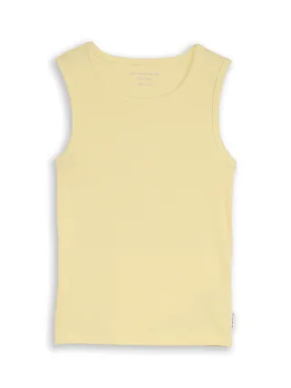 tom tailor kids - Basic Ripp Top light yellow - Gr. - 164