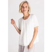 FRANK WALDER Blusenshirt mit Kellerfalten-Detail