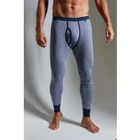 Clipper Exclusive Lange Unterhose (Packung, 2-St) modische Optik: Jeans meliert, tolle Qualität