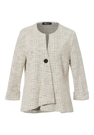 FRANK WALDER - Jacke NOS in femininer Optik ecru - Gr. - 42