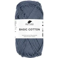 Pro Lana Pro Lana BASIC COTTON Baumwollgarn 50 g Häkelwolle, 125 m (Perfektes Baumwoll-Garn für leichte Pullover, Mützen und Accessoires), 50 g