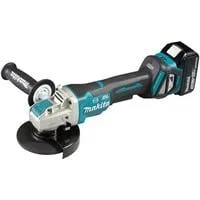 X-LOCK Akku-Winkelschleifer DGA519RTJ, 18Volt blau/schwarz, 2x Li-Ion Akku 5,0Ah