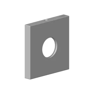 Dornbracht Rosette Ersatzteile 092767015 65 x 65 x 9 mm Platin 092767015-08