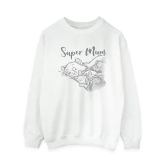 Disney - "Classics Marie Super Mum" Sweatshirt für Damen (Weiß)