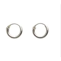 Westernlifestyle Paar Creolen Silver Classic Hoops Creolen 925 Sterling Silber – 2 mm Stärke