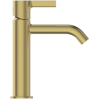 Ideal Standard Waschtischarmatur Joy Grande Ausladung 135mm ohne Ablaufgarnitur Brushed Gold, BE279A BE279A2