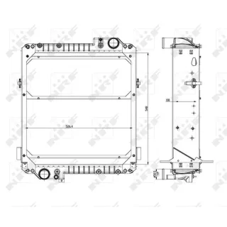NRF Motork?hler gel?tet 54073