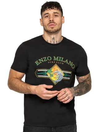 Enzo Milano | Herren Surf Club Print T-Shirt