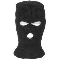 MFH Schlupfmütze Balaclava 3 Loch, Polyacryl, schwarz (Packung) mit wärmender Wolle