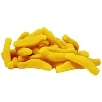 Fruchtgummi Bären & Co. Süßigkeit, Schaumzucker Fruchtgummi gezuckert goldgelbe Bananen Halal 300g
