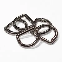 maDDma Karabiner Karabiner D-Ring 5 Stück Metall Rucksack Schlüsselring Taschen, (5 Stück, 5 St)