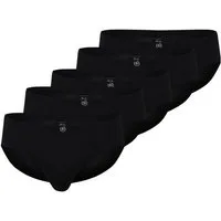 bugatti Slip Livorno (Packung, 5er Pack) weich, basic, eng, atmungsaktiv, Baumwolle, mit Logo