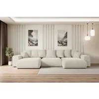 ALTDECOR Wohnlandschaft ESKAR-U, Couch mit Schlaffunktion, Wohnzimmer - Wohnlandschaft, Corner Sofa Bett Eckcouch Couch L-Form Schlafcouch Ausziehbar