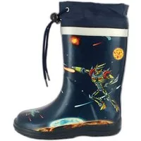Beck Gummistiefel Future Gummistiefel (wasserdichter, schmaler Stiefel, bis Gr. 38, für trockene Füße bei Regenwetter) herausnehmbare Innensohle, weicher flexiber Naturkautschuk