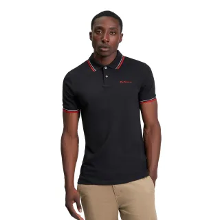 Ben Sherman - Poloshirt für Herren, Piqué (Schwarz)