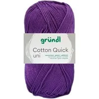 Gründl 50 Gramm Gründl Cotton Quick Uni Farbauswahl Häkelwolle