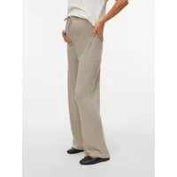Mamalicious Umstandshose MLPAMMIE WIDE JRS PANTS HW NOOS mit elastischer Passform, aus Jersey