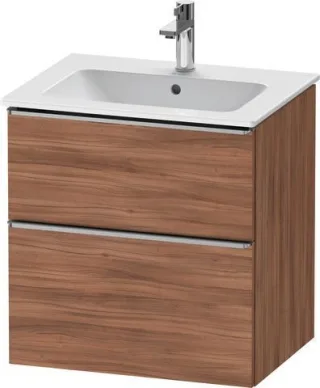 Duravit D-Neo Waschtischunterbau wandhängend Nussbaum Matt 610x462x625 mm - DE4361070790000 DE4361070790000