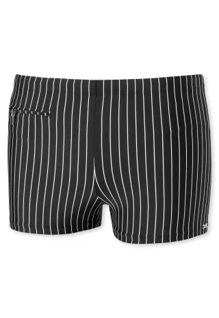 SCHIESSER - Badehose Komfort mit Bein schwarz - Gr. - 8