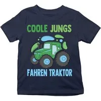Youth Designz T-Shirt Coole Jungs Fahren Traktor Kinder Shirt mit trendigen Frontprint