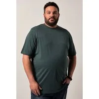 Men Plus T-Shirt T-Shirt Basic Halbarm Rundhals