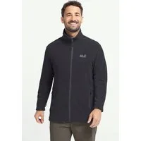 Jack Wolfskin Fleecejacke TAUNUS 100 FZ M mit Reißverschluss, winddicht, windabweisend, atmungsaktiv, wärmend