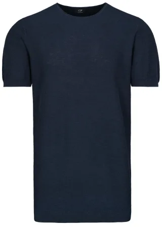COMMANDER Finest Clothing - Rdh.-Pullover, 1/2 Arm dark navy - Gr. - M
