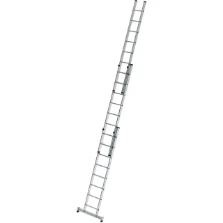 Munk Sprossen-Schiebeleiter 3-teilig mit nivello®-Traverse - 020608