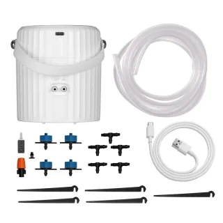 MoesHouse Tuya WiFi Watering Pump Timer Device Irrigation System Garden Tools Sprinkler Wired Design Auto Mode Manual Ap