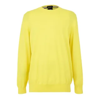 Boss - "Pascas" Pullover für Herren, gewebter Stoff (Leuchtend Gelb)