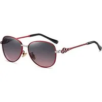 PACIEA Sonnenbrille Damen UV Schutz Polarisiert Metall Elegant Outdoor