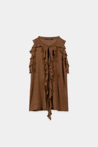 Luisa Cerano - Pullover Weiblich dark terracotta - Gr. - 36