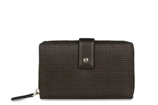 bugatti bags & accessories - Noemi RV-Damenbörse L / Ladies zip wallet L braun