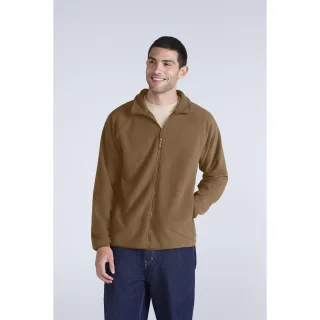 Mountain Warehouse - "Stockholm" Fleecejacke Durchgehender Reißverschluss für Herren (Senf)