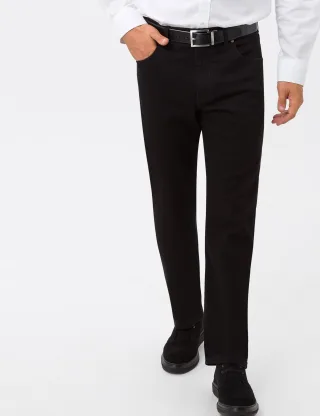 Eurex by Brax Herren Hose Style CARLOS BLACK BLACK, schwarz, Gr. 30/32