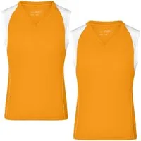 James & Nicholson Lauftop Doppepack Atmungsaktives Damen Running Top JN394 (Doppelpack, 2er-Pack) Feuchtigkeitsregulierend