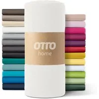 OTTO home Spannbettlaken PAPRIKA, Microfaser-Jersey, Gummizug: rundum, (1 Stück), Bettlaken Laken in zwei Qualitäten: Fleece & Jersey, schnelltrocknend