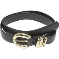 URBAN CLASSICS Synthetikgürtel Urban Classics Chunky Multiple Loop Synthetic Leather Belt
