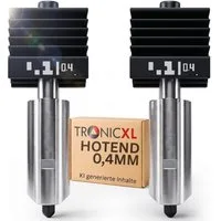 TronicXL 3D-Drucker 2 P2S H2S H2D Hotend passend für Bambu Lab 0,4mm Nozzle 1,75mm Hot End, Für ASA PETG-HF PLA Basic 3D Drucker Druckkopf Zubehör