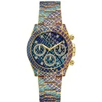 Guess Multifunktionsuhr SERPENTINA GW0752L1, Quarzuhr, Armbanduhr, Damenuhr, Datum, 12/24-Std.-Anzeige