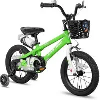JOYSTAR Kinderfahrrad 12/14 /16/18/20 Zoll fahrrad für Jungen und Mädchen 3-12 Jahre, Mit Korb, Stützrädern, Fahrradklingel, Flaschenhalter, Kettenabdeckung