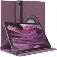 EAZY CASE Tablet-Hülle Rotation Case für Samsung Galaxy Tab A8 10.5 LTE 10,5 Zoll, Tablet-Hülle Bookstyle Case Fullcover Schutz Tasche Stehfunktion Lila