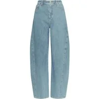 Moss Copenhagen 5-Pocket-Jeans MSCHKobane Tua Barrel Jeans Light Blue Wash